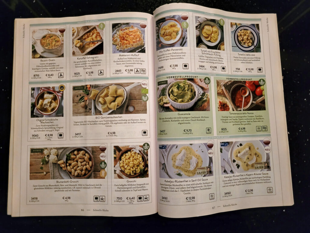 Eismann Fertiggerichte im Katalog